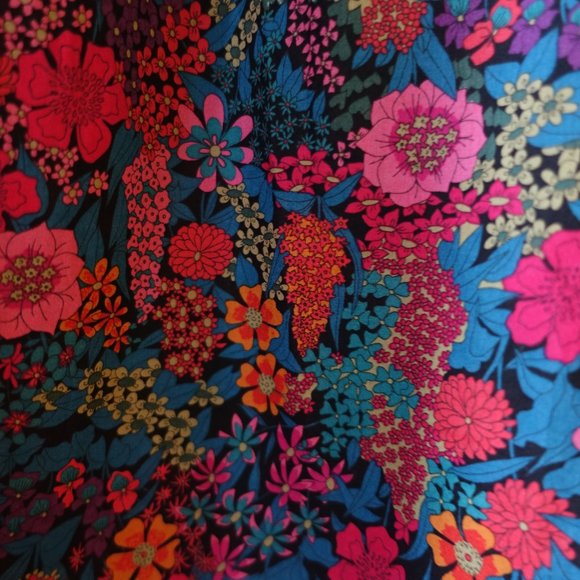 J. Crew Liberty Ciara Ruffleneck Flutter Sleeve Floral Top Pleated AR916 XS 0 - Picture 10 of 16